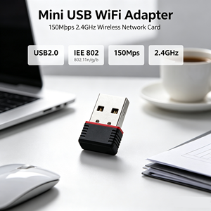 Carte adaptateur WiFi USB IFA01, récepteur émetteur, 150 Mbps, signal sans fil externe, ordinateur portable, cartes réseau sans fil RTL8188 - Product Image 4
