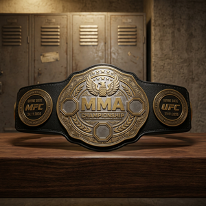 เข็มขัดแชมป์ MMA รุ่นเฮฟวี่เวท แบบกำหนดเองได้ พร้อมโลโก้ซีรีส์นักสู้ สำหรับผู้ใหญ่ - Product Image 3