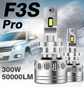 Phare de voiture LED F3S Pro haute luminosité Canbus 300W 50000LM IP68 6000K lumière <span class=keywords><strong>blanche</strong></span> H1 H7 H4 9005 9006 - Product Image 4