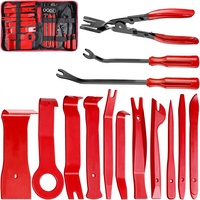Kit de 19 outils de démontage de garnitures de voiture, pinces à clips et extracteurs de fixation, kit de réparation, fabriqué en Chine