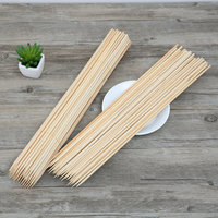 Brochettes de barbecue en bambou naturel écologiques de qualité alimentaire, pointues, biodégradables, portables, pour le camping en plein air, pour grillades au charbon de bois