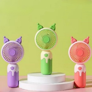 Dibujos animados para Niños lindo anime portátil pequeño ventilador <span class=keywords><strong>Mymelody</strong></span> estudiantes moda simple mano USB carga mini ventilador creativo - Product Image 3
