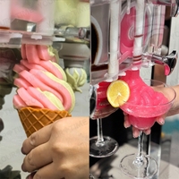 Yourtime 3 buses congelées daiquiris combo crème glacée molle congelée ACAI maquina de helado suave
