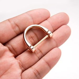 Anillas en D de tornillo con forma de herradura y U, semicirculares, con destornillador, para manualidades de cuero y bolsos DIY - Product Image 5