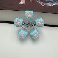 Nouveau 2026 Keycap griffe de chat en silicone souple pour clavier mécanique, porte-clés, jouet de décompression gyroscopique pour doigts