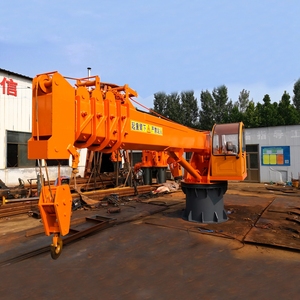 2023 바닥 장착 25 톤 접이식 암 유압 윈치 선박 해양 크레인 - Product Image 5