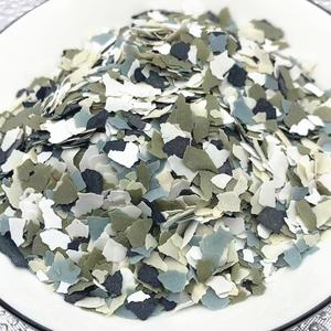 Échantillon gratuit 3-5mm copeaux époxy plancher flocon Garage revêtement de sol Composite roche tranche naturel mica flocon décor béton revêtement flocon - Product Image 1