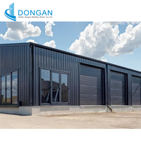 Structure en acier préfabriquée sur mesure, design européen, entrepôt à ossature métallique isolée, garantie 5 ans pour le stockage de marchandises en supermarché