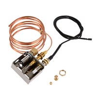 Kit d'allumage au propane avec brûleur pilote en PVC résistant à la chaleur et thermocouple pour foyer, brasero et accessoires de chauffage au gaz