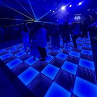Acryl-Plattform RGB/Weiß Farbige Sternenhimmel-LED-Bühne Laminat-Tanzfläche für Hochzeiten LED-Tanzflächen-Paneele