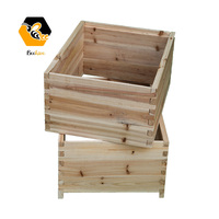 Caja de madera para colmena de abejas de 2 a 10 capas, OEM, pino rojo, cedro