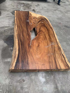 Lüks 16 kişi ofis odası konferans ahşap masa ceviz katı ahşap yemek masası canlı kenar ahşap levhalar - Product Image 5