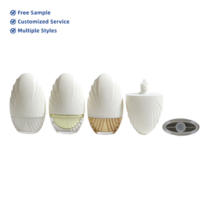 Contenant ovale innovant en plastique rechargeable vide pour crème contour des yeux, écran solaire, lotion 50ml – Flacon de crème solaire - Product Image 3