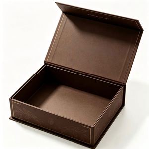 FX Eco-friendly Reusable <b>Magnetic</b> Flip <b>Gift</b> Case, Full Color Printed Hard Board <b>Box</b> for Candle & Chocolate Sets - Product Image 2