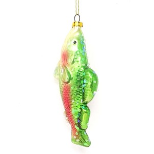 Vente en gros de produits de noël 2024 nouvelle décoration de pendentif <span class=keywords><strong>poisson</strong></span> long vert - Product Image 2