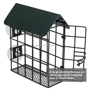 Duy Nhất Suet Bánh Chủ Hoang Dã Birder Trung Chuyển Ngoài Trời Kim Loại Cửa Sổ Birder Trung Chuyển Với Treo Chuỗi - Product Image 3