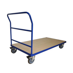 भारी शुल्क 600kg पाउडर लेपित स्टील फ्रेम लकड़ी मंच रोलिंग भंडारण ट्राली - Product Image 6