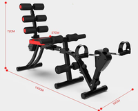 Chaise abdominale multifonctionnelle Six-en-un avec torsion, usage domestique, abdomen pour hommes, machine abdominale, entraînement ab