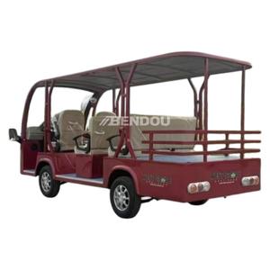 Bus touristique classique à quatre roues entièrement électrique de fabrication chinoise, véhicule touristique à 8 places - Product Image 1