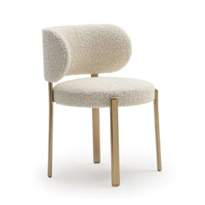Sedie da Banchetto Moderne in Pelle Dorata per Hotel, <span class=keywords><strong>Matrimoni</strong></span>, Soggiorno e Ufficio - Sedie Ovali per Eventi Vendita all'Ingrosso - Product Image 1