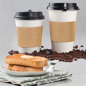 Porte-gobelet à manche imprimé personnalisé et porte-papier en carton épais manchon de tasse manchon de tasse à café - Product Image 4