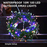 Guirlandes lumineuses LED d'extérieur 10m IP65 étanches, dimmables, antigel, 220V, pour décorations de Noël, de fêtes et de mariages