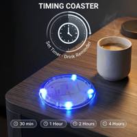Poids activé multicolore conception personnalisée fournitures de fête LED caboteur bouteille lumières petites lumières LED barre boisson tapis bouteille lumières