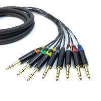 Câble audio équilibré multipaire 8 canaux 10m 5m XLR Femelle ou Mâle vers TRS 1/4 pour Concert, Spectacle en direct, Système de sonorisation d'église