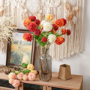 ดอกดาเลียประดิษฐ์ CallaFloral ก้านเดี่ยว สีชมพู แดง เหลือง ส้ม ขาวนม โพลีเอสเตอร์ สำหรับตกแต่งงานแต่งงานในร่ม - Product Image 1