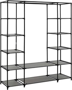 Best Sell Portable Adjustable Wardrobe Easy Assemble <b>Clothes</b> Cabinets With Non Woven Fabric Cover for Renting a House - Product Image 5