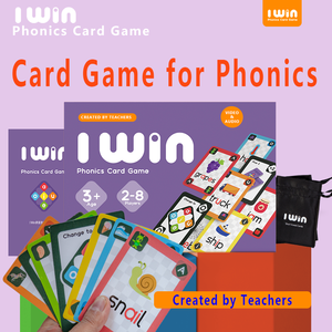 Carte de <span class=keywords><strong>poker</strong></span> pour enfants Weview Original I Win Education English Phonics Family - Product Image 3