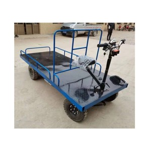 Vagón Eléctrico Grande y Plano con Motor a Batería y Rieles para Transporte de Carga a Corta Distancia - Product Image 3