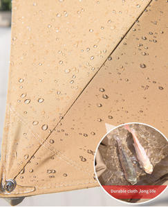 Muebles de jardín Paraguas Led <span class=keywords><strong>Playa</strong></span> Patio Sombrillas Tamaño grande <span class=keywords><strong>con</strong></span> <span class=keywords><strong>solar</strong></span> 3M <span class=keywords><strong>Sombrilla</strong></span> comercial al aire libre Paraguas resistente - Product Image 3