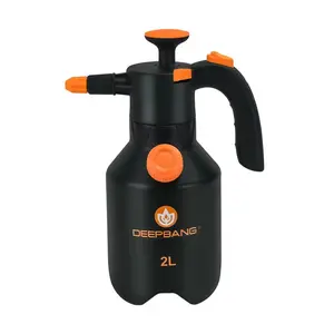Multiuso nuovo stile bottiglia Spray Logo personalizzato 2L plastica pompa a mano spruzzatore di pressione con coperchio