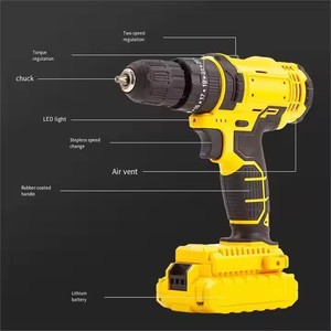 Muestra disponible <span class=keywords><strong>Taladro</strong></span> Martillo inalámbrico 20V <span class=keywords><strong>Taladro</strong></span> inalámbrico <span class=keywords><strong>sin</strong></span> <span class=keywords><strong>escobillas</strong></span> La <span class=keywords><strong>mejor</strong></span> herramienta eléctrica con dos baterías + cargador rápido - Product Image 4