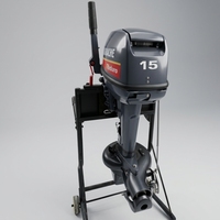 Moteur hors-bord à propulsion par jet à deux temps, neuf, 15 CV, arbre court, idéal pour les eaux peu profondes – Vente Flash