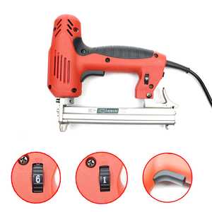 Clavadora <span class=keywords><strong>Grapadora</strong></span> Eléctrica Portátil 2 en 1 XJP F30 para Bricolaje y Muebles de Madera, Alimentada por Batería para <span class=keywords><strong>Clavos</strong></span> de Acabado y Estructura - Product Image 4