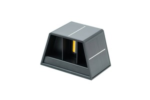 Lampe murale solaire COB étanche IP65 en ABS et verre, 2*3W, blanc chaud, pour extérieur, jardin, clôture, mur - Product Image 6