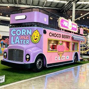 Camión de Comida Móvil Directo de Fábrica en Venta en EE. UU., Carrito de Comida con Ruedas para Recepción al Aire Libre, Autobús Turístico - Product Image 1