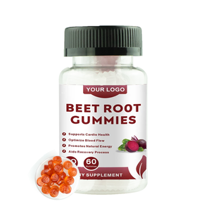 Etiqueta privada raíces de remolacha roja orgánica gammies mejor precio suplementos gomitas de raíz de remolacha - Product Image 1