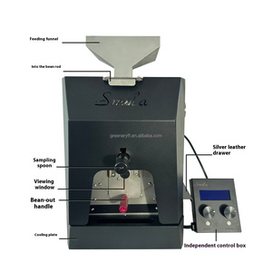 <strong>Smola</strong> Electric Direct Fire Coffee Roaster 500g Capacity Heat Machine for Bean Roasting - Product Image 4