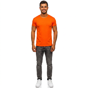 Camiseta de Hombre de Alta Calidad, 100% Algodón, Corte Regular, con Logotipo Personalizado Bordado e Impreso, Estilo Cuello Redondo, Transpirable - Product Image 1
