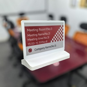 Panneau de table électronique <span class=keywords><strong>ESL</strong></span> de 7,5 pouces, carte de nom de bureau numérique, plaque de nom numérique sans fil, plaque de nom E-ink pour les conférences et les entreprises - Product Image 3