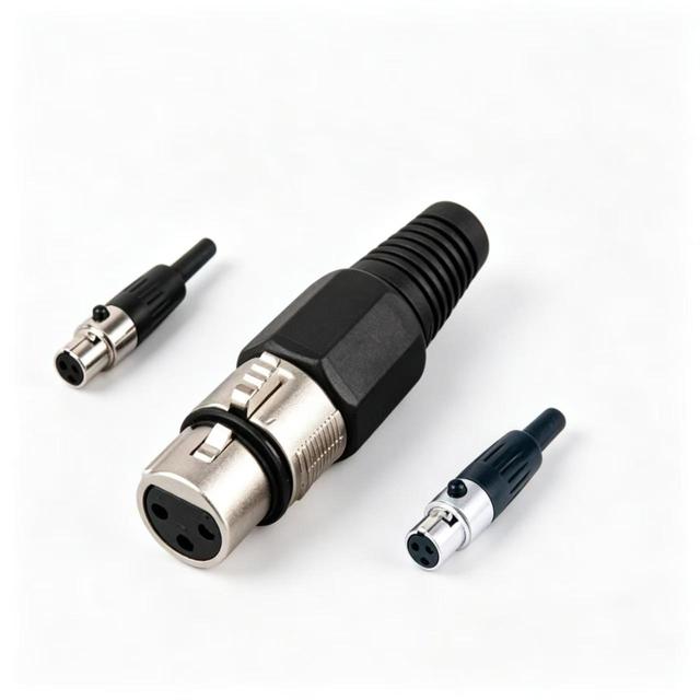Wholesale XLR Female Adapter Cable XLR Connector for Male and Female Connectors 3 Pin Microphone Cable Speaker Connector