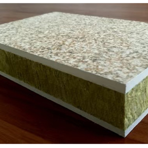 Panneau en laine de roche carré moderne, panneau ignifuge, excellente qualité, isolation décorative des murs à bas prix, fabriqué en basalte - Product Image 2