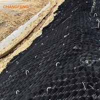 Projets d'ingénierie extérieure Stabilisateur de gravier en nid d'abeille 200mm Mur de soutènement Géocellules HDPE pour la construction