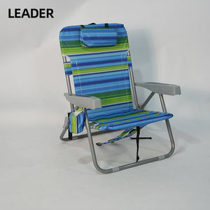 คุณภาพสูงผ้าน้ำหนักเบาเฟอร์นิเจอร์กลางแจ้งออกแบบโลโก้ที่ทันสมัยที่นั่งต่ำเก้าอี้ชายหาดกระเป๋าเป้สะพายหลังเฉพาะความต้องการ - Product Image 1