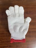 Guantes de trabajo blancos de Vietnam, 600g/Docena, TC (35% algodón, 65% poliéster), guantes industriales para protección de manos