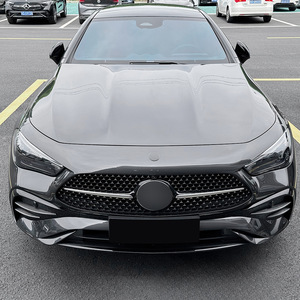 Mercedes-Benz CLE Coupé C236 2024+ Grille de pare-chocs avant, garnitures décoratives, noir piano, texture fibre de carbone, ABS adhésif - Product Image 3