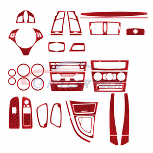 Adesivo Interno in Fibra di Carbonio per <span class=keywords><strong>BMW</strong></span> <span class=keywords><strong>Serie</strong></span> <span class=keywords><strong>1</strong></span> Coupé E82 E88 2008-2013 Kit Finiture Interne - Product Image 2